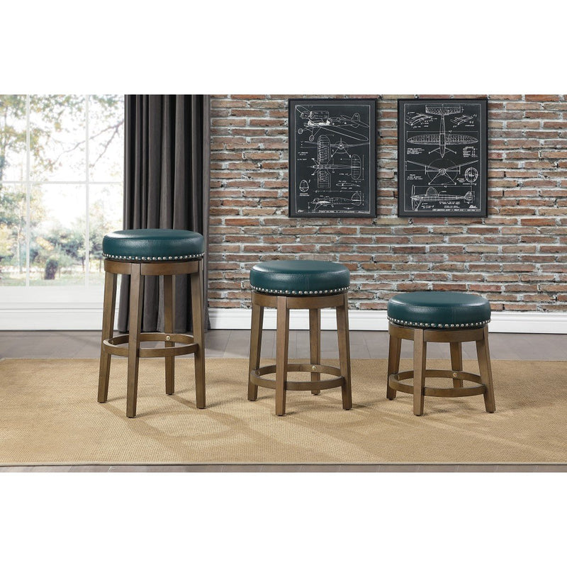 Westby Tall Round Swivel Pub Height Stool, Green - MA-5681GEN-29
