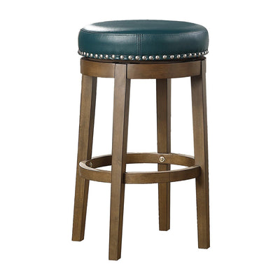 Westby Tall Round Swivel Pub Height Stool, Green - MA-5681GEN-29