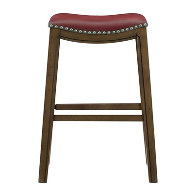 Ordway Pub Height Stool, Red