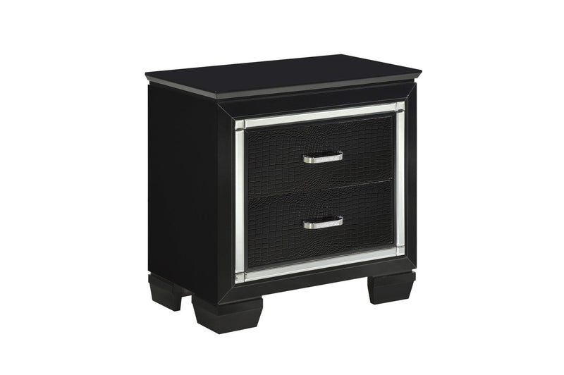 Allura Black Bedroom Collection - MA-1916BK-7PcsQ