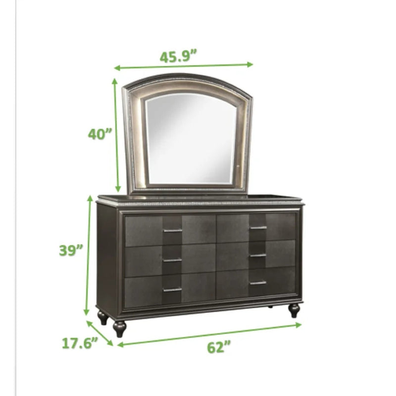 Ginger Collection Dresser/Mirror - ME-1141-D