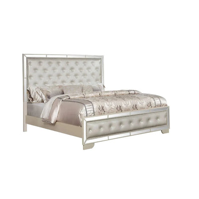 Madison Beige Collection King Bed - ME-1221BE-K