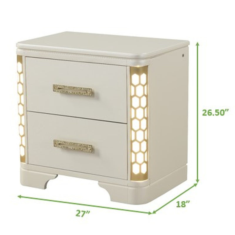 Jasmine Bedroom Collection Nightstand - ME-1291-NS