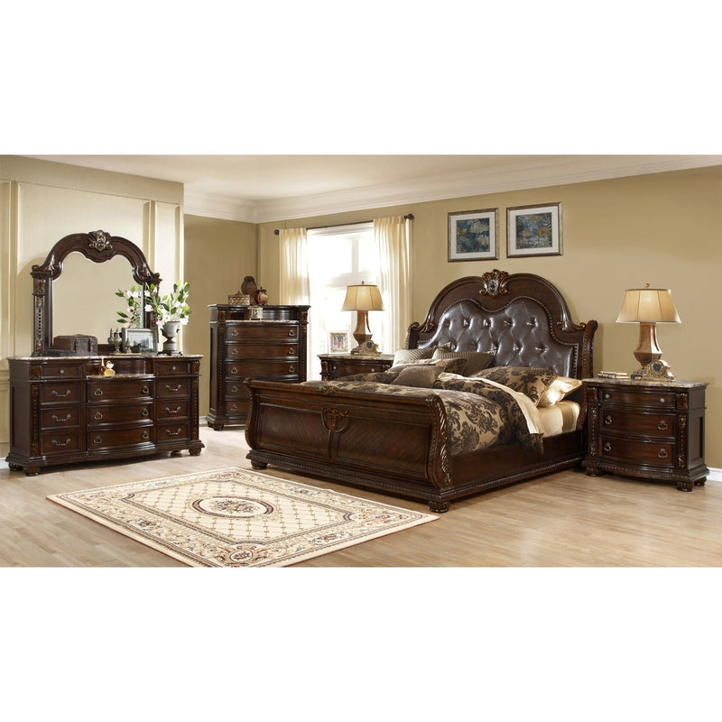 Roma Dark Walnut Nightstand - ME-391-NS-DW