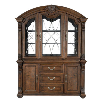 Bergen Collection Dark Oak Buffet & Hutch - MA-5829-50*