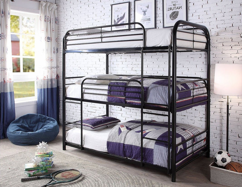 Triple/Triple Twin Size Metal Bunk Bed - IF-B-503 / MA-B1019