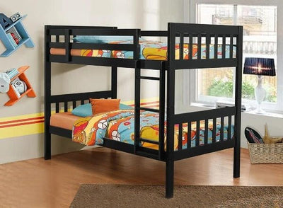 Espresso Single/Single Split-able Solid wood bunk bed - MA-B51T-1