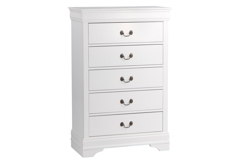 Mayville White Bedroom Collection Chest - MA-2147W-9