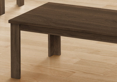 Coffee Table Set - 3Pcs Set / Dark Walnut - I 7862P