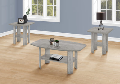 Coffee Table Set - 3Pcs Set / Industrial Grey - I 7870P