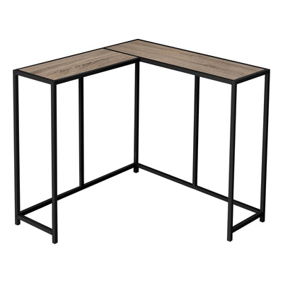 Accent Table - 36"L / Dark Taupe / Black Corner Console - I 2155