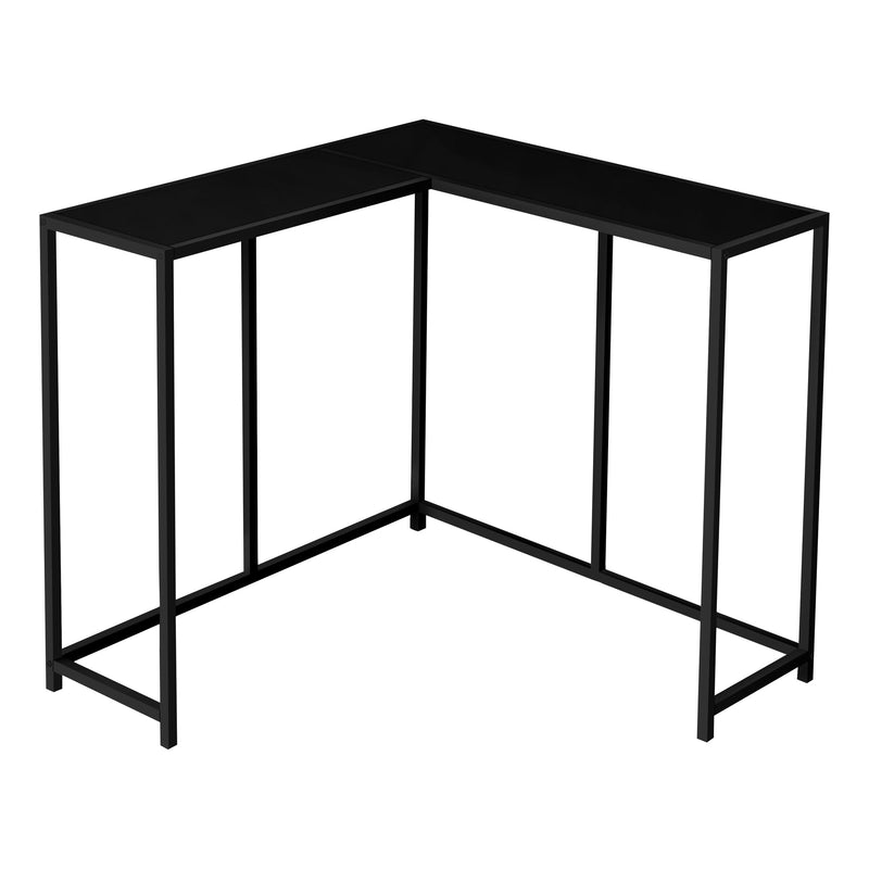 Accent Table - 36"L / Black / Black Corner Console - I 2157