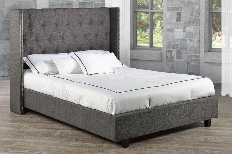 The Perfect Bed With A Modern Wing-back Headboard Design - R-166-D-HB