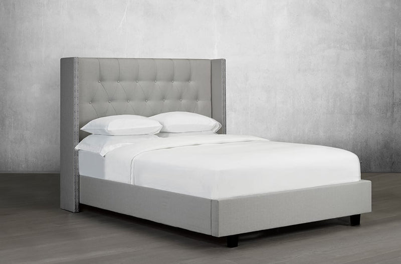 The Perfect Bed With A Modern Wing-back Headboard Design - R-166-D-HB