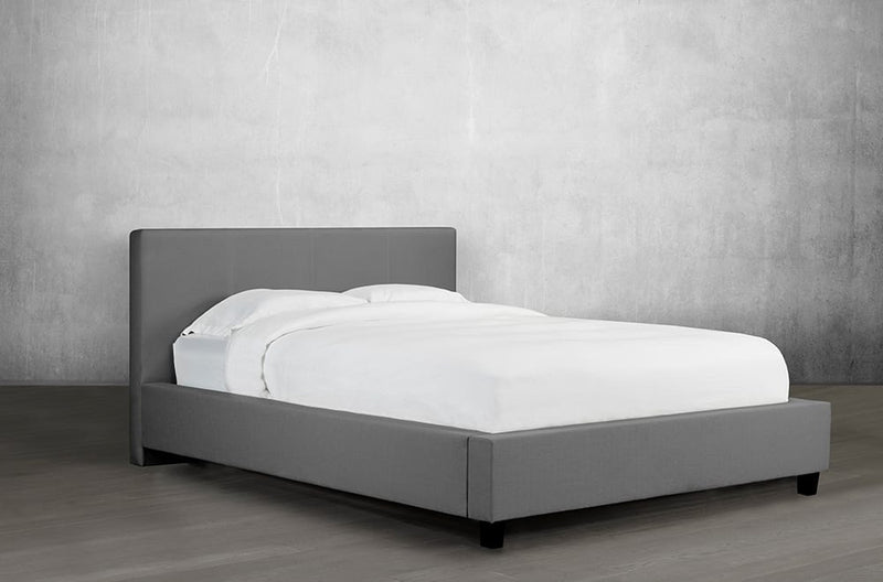 Low Profile Simple Upholstered Platform Bed - R-181-D-HB/B
