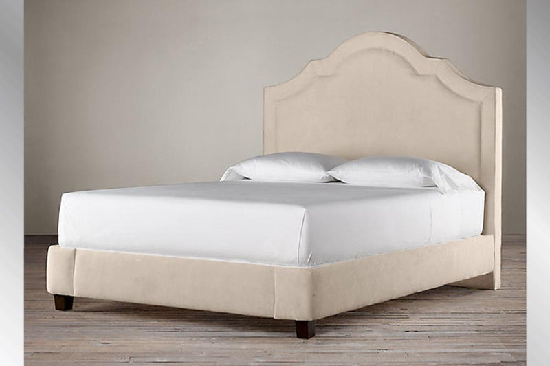 Impressive Headboard and bed with Beveled-cut top - R-184-D-HB