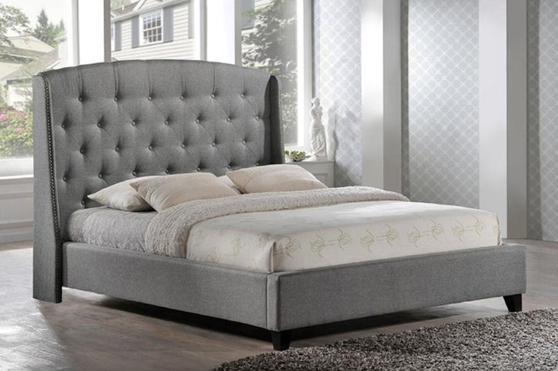 Dramatically styled bed with High profile Headboard - R-194-D-HB