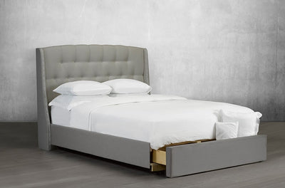 Dramatically styled bed with High profile Headboard - R-194-D-HB