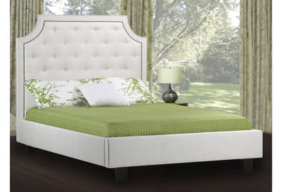 Classy Bed with Simplistic Rounded profile - R-198-D-HB