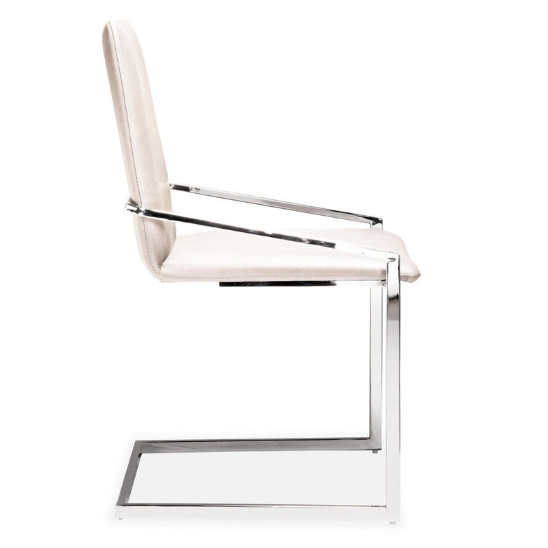 Jasmine White Side Chair - MA-3656S-WT