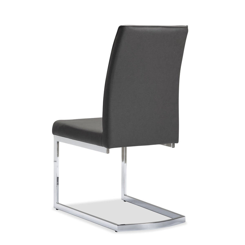 Shirelle chair in Grey Leatherette - MA-6826S-GY