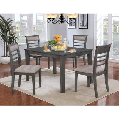 Contemporary 5 Pcs Grey Dinette Set - MA-5201-48DR5-5Pcs