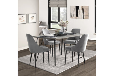 Grey Keene Dining Collection 5 Piece - MA-5817-60DR5
