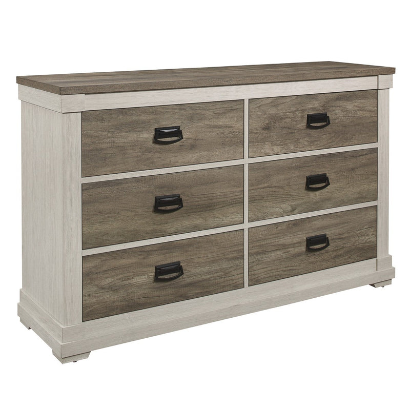 Arcadia Dresser White/Weathered Grey - MA-1677-5