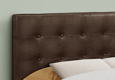 Bed - Full Size / Brown Leather-Look Headboard Only - I 6000F