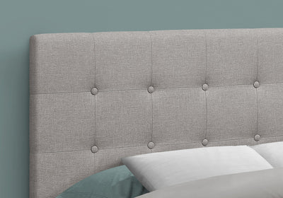 Bed - Full Size / Grey Linen Headboard Only - I 6003F