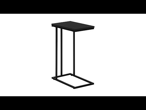 Accent Table - 25"H / Black / Black Metal