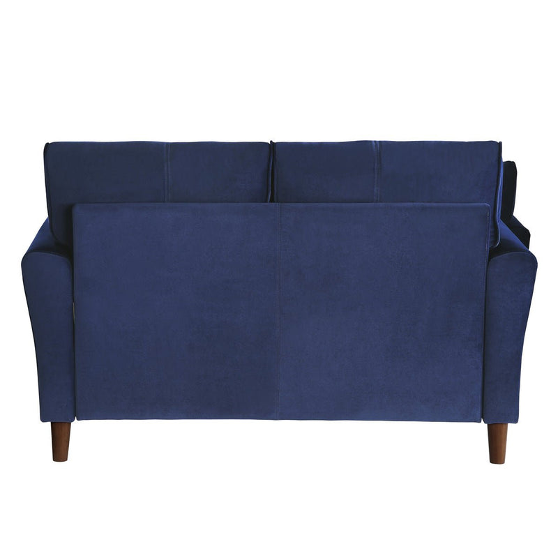 Dunleith Collection Loveseat Blue Velvet Fabric - MA-9348BUE-2