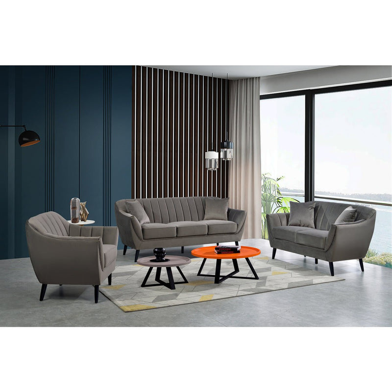 Odette Grey Collection Living Set