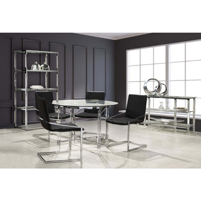 Lyrica Round Dining Table with Acrylic Legs - MA-3656-45