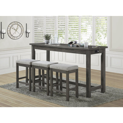 Grey Counter Height Dining w/ built-in USB ports - MA-5713GY