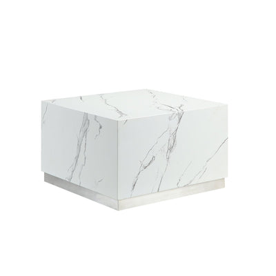 Astraia White Small Square Coffee Table - MA-6879WT-01SM