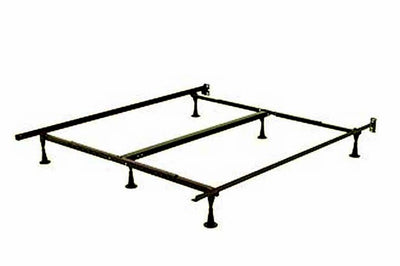 Adjustable Twin/Double/Queen Size Metal Bed Frame with Legs, Headboard Attachment, Middle Support - IF-17F