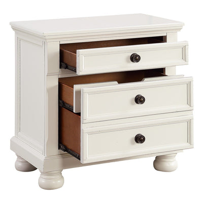 Laurelin White Night Stand - MA-1714W-4