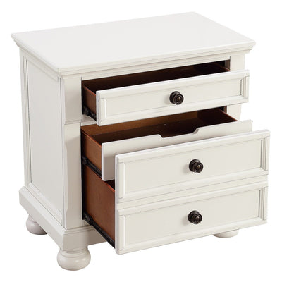 Laurelin White Night Stand - MA-1714W-4