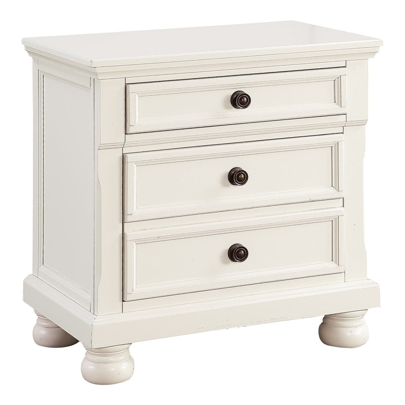 Laurelin White Night Stand - MA-1714W-4