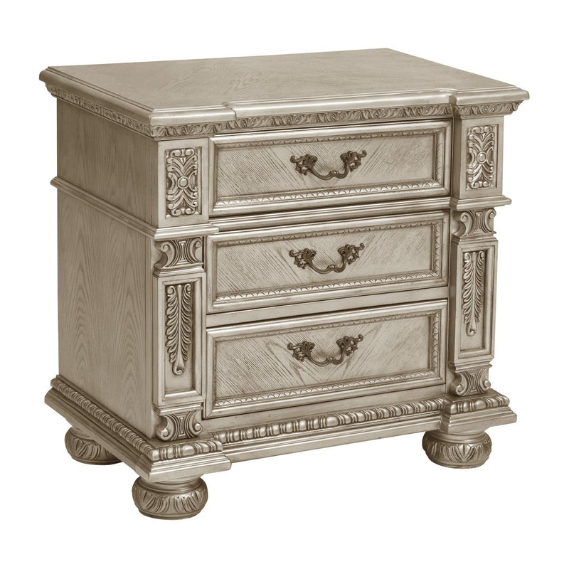 Catalonia Platinum Gold Night Stand - MA-1824PG-4