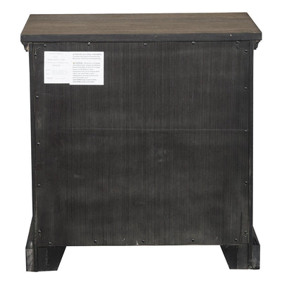 Toulon Night Stand Distressed Dark Oak - MA-5438-4