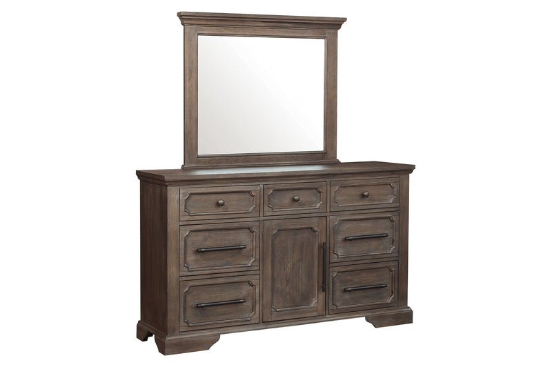 Toulon King Bedroom Set in Distressed Oak - MA-5438K6