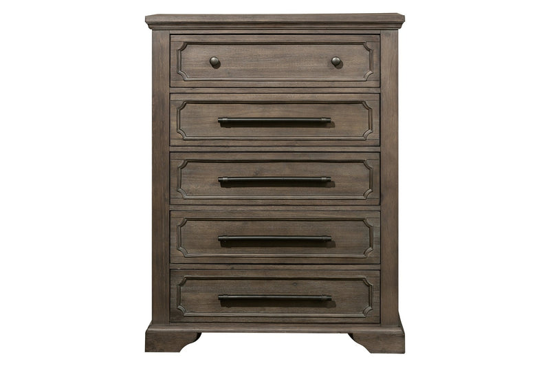 Toulon King Bedroom Set in Distressed Oak - MA-5438K6