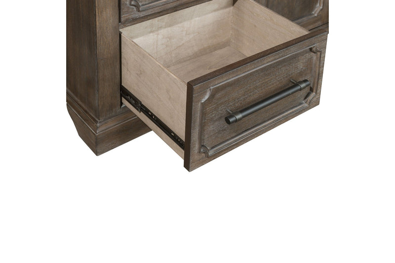 Toulon King Bedroom Set in Distressed Oak - MA-5438K6