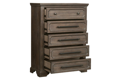 Toulon Queen Bedroom Set in Distressed Oak - MA-5438Q6