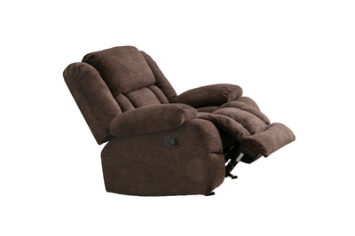 Brown Presley collection 3 Pcs reclining set - MA-99928BRWSLC