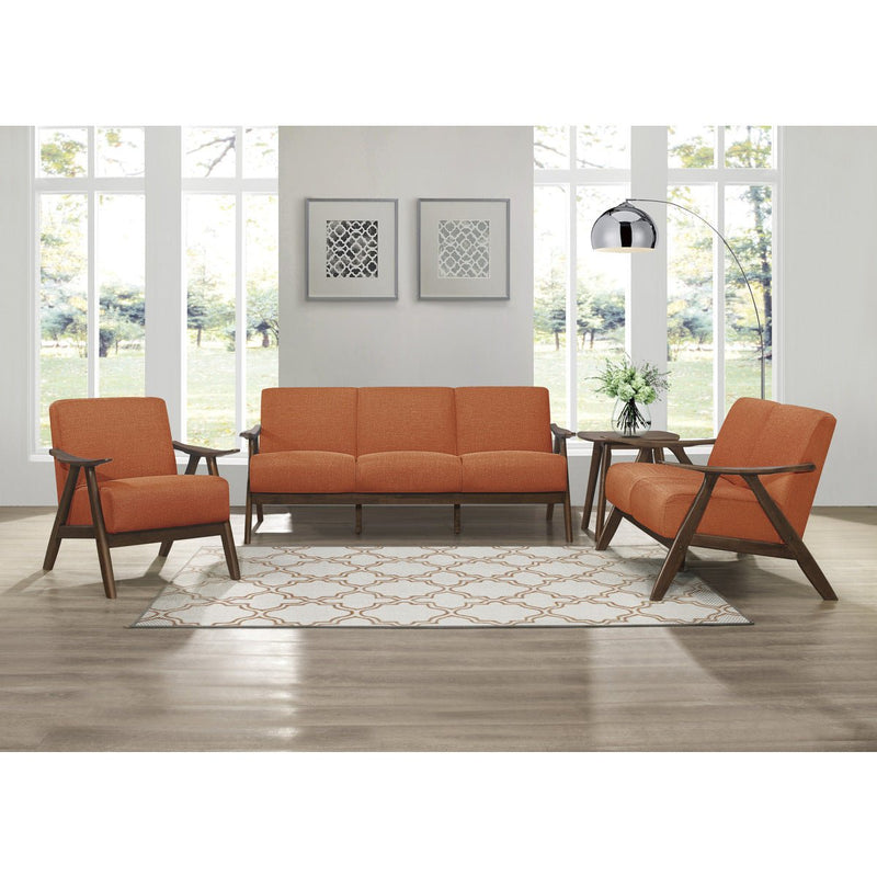 Damala Orange Sofa - MA-1138RN-3