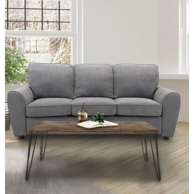 Bethany Collection Sofa Grey Fabric - MA-99511GRY-3