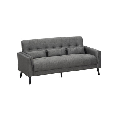 Madeline Grey Sofa with 3 Lumbar Pillows - MA-99914GRY-3